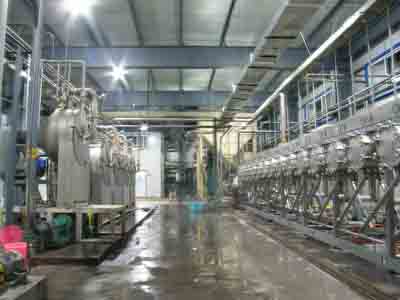 参观粉条厂车间